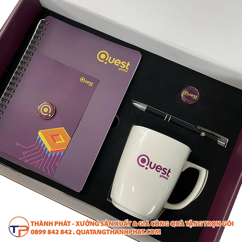 Set qua tang welcome nhan vien sang trong