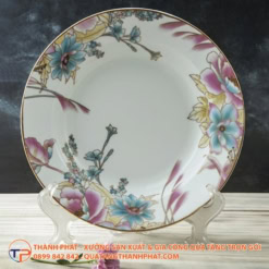 Bộ Chén Đĩa In Logo Flower 16 Bộ chén đĩa in logo flower - ảnh 3