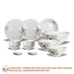 Bo chen dia in logo mau 5 sang trong