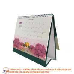 In lịch giấy để bàn theo yêu cầu