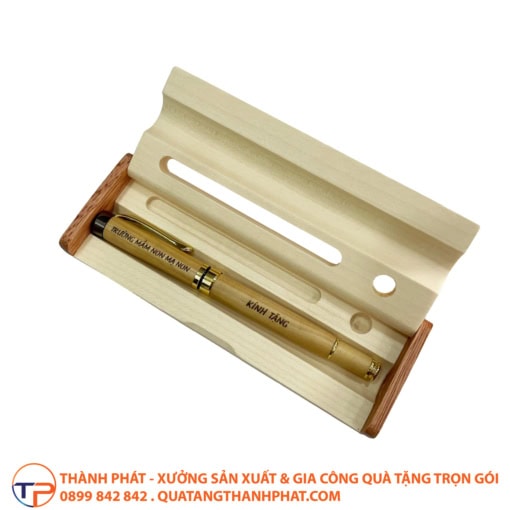 Bộ combo bút gỗ in khắc theo yêu cầu - ảnh 5