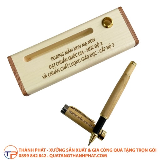 Bộ combo bút gỗ in khắc theo yêu cầu - ảnh 4