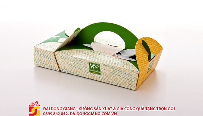 Mẫu hộp giấy đựng thực phẩm thông minh