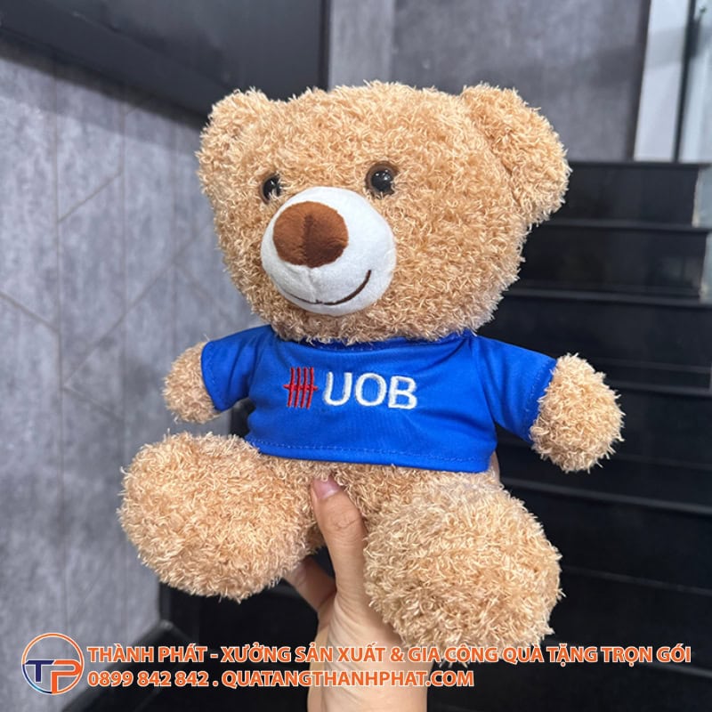 Bộ Quà Tặng Romantic: Gấu Bông, Cốc Sứ Và Hoa 22 Gau bong qua tang 8 3 tien dung