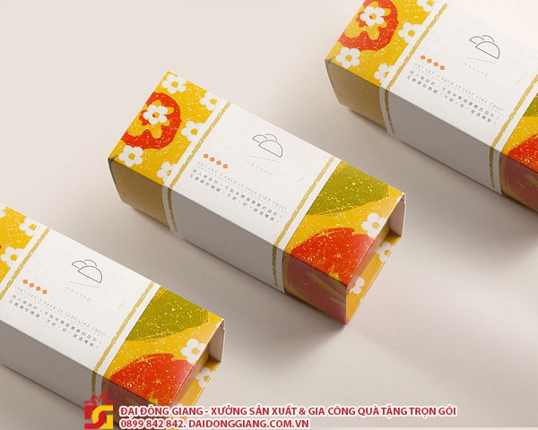 Mẫu hộp giấy đựng bánh kẹo dễ thương