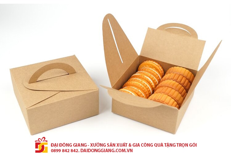 Mẫu hộp giấy đựng bánh kẹo sáng tạo