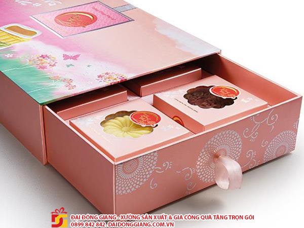 Mẫu hộp giấy đựng bánh kẹo độc đáo