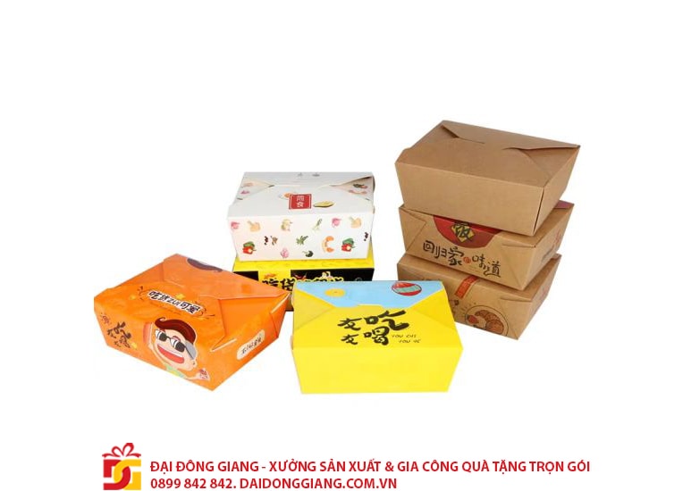 Hộp giấy đựng gà rán 8