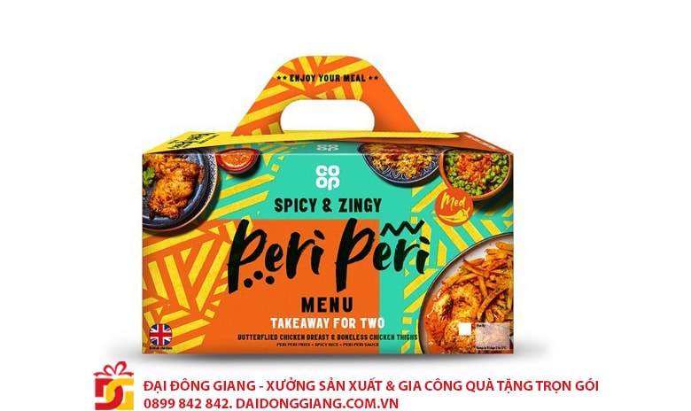 Hộp giấy đựng gà rán 9