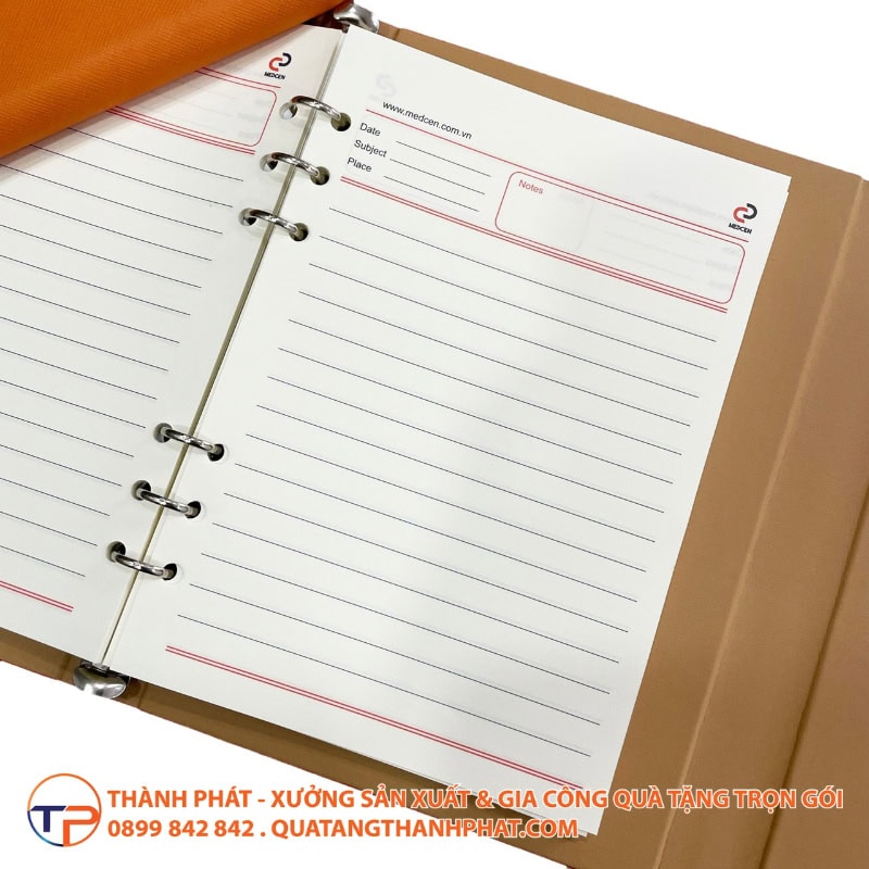 Sổ Tay Bìa Cứng Có Khoen Cài 24 So tay bia cung co khoen cai cao cap 1