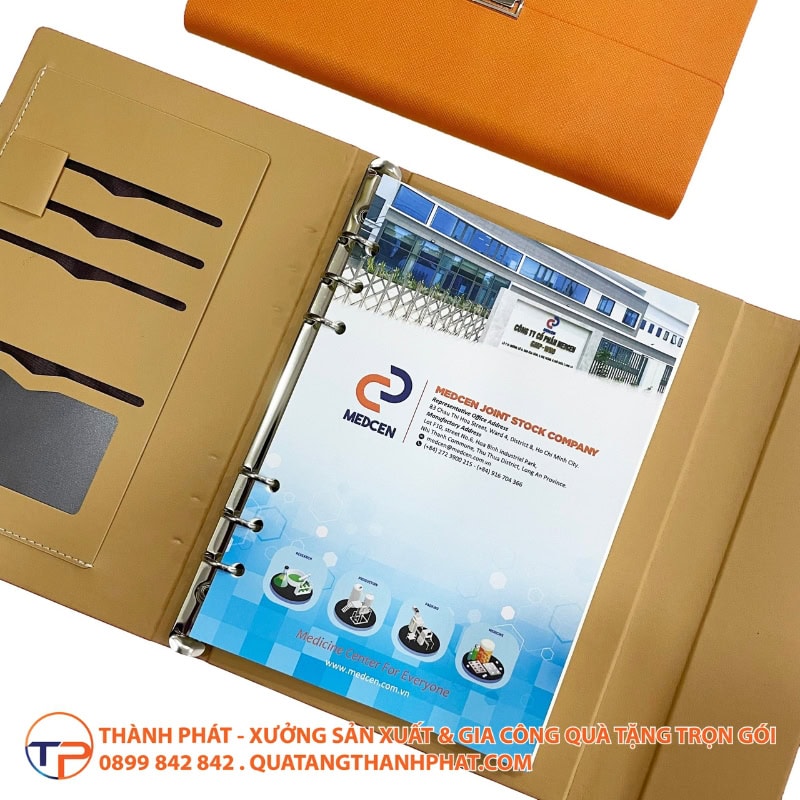 Sổ Tay Bìa Cứng Có Khoen Cài 26 So tay bia cung co khoen cai trending