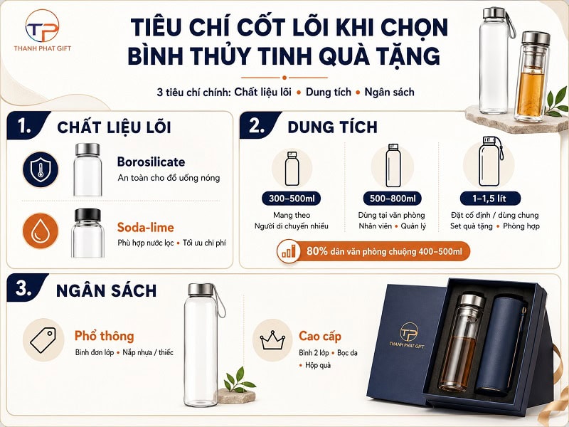 Cach chon binh nuoc thuy tinh