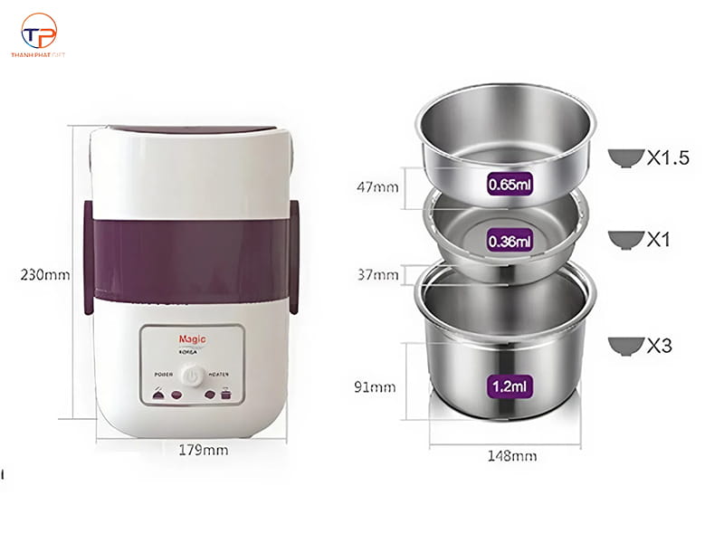 Top 7 Hộp Đựng Cơm Tốt Nhất Để Làm Quà Tặng 16 Hop dung com 3 tang