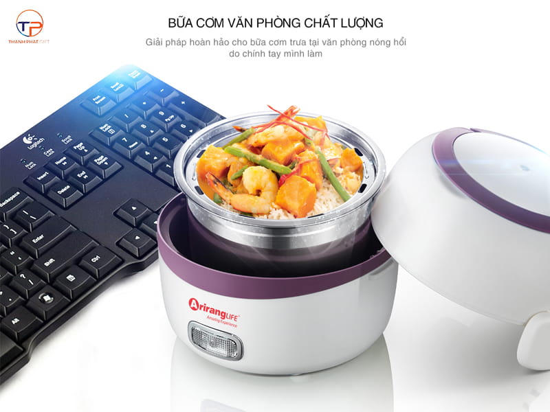 Top 7 Hộp Đựng Cơm Tốt Nhất Để Làm Quà Tặng 17 Hop ham nong arirang life el als263
