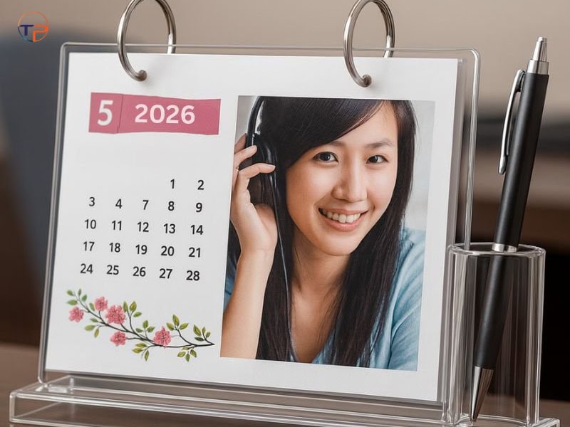 Top 9 Mẫu Lịch Để Bàn/ Treo Tường Làm Quà Tặng Ý Nghĩa, Thiết Thực 23 Lịch để bàn tích hợp