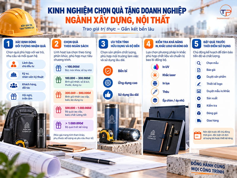 Top 7 Quà Tặng Doanh Nghiệp Ngành Xây Dựng, Nội Thất Ý Nghĩa 23 Lua chon qua tang doanh nghiep nganh xay dung noi that