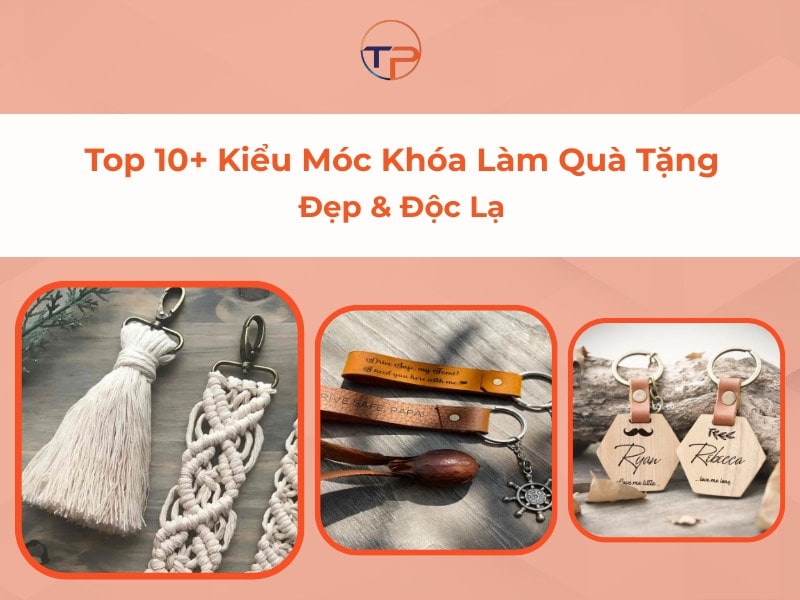 Móc khóa làm quà tặng