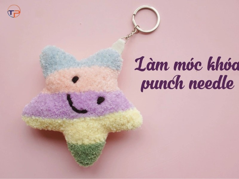 Móc khóa vải thêu