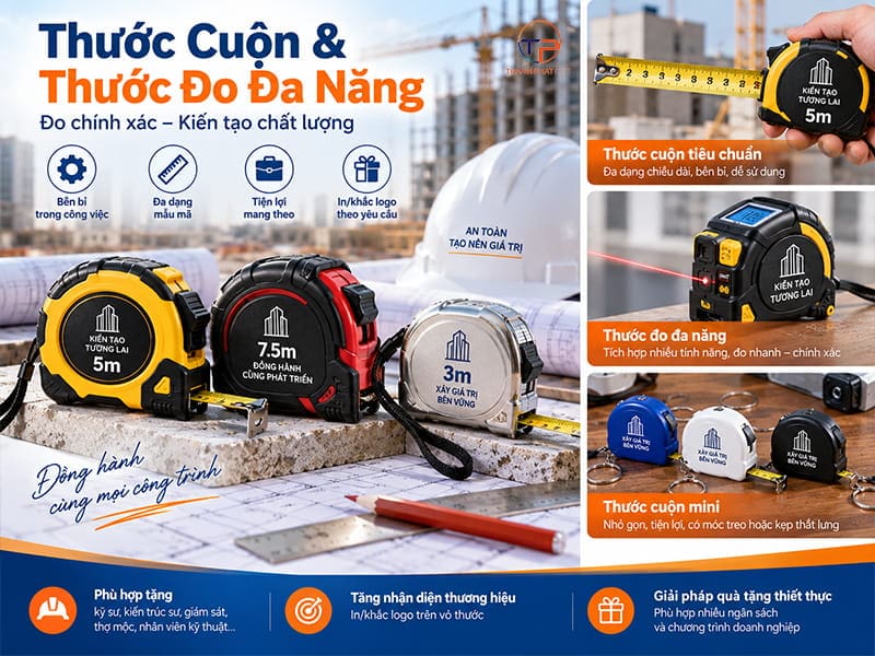 Top 7 Quà Tặng Doanh Nghiệp Ngành Xây Dựng, Nội Thất Ý Nghĩa 17 Thuoc cuon