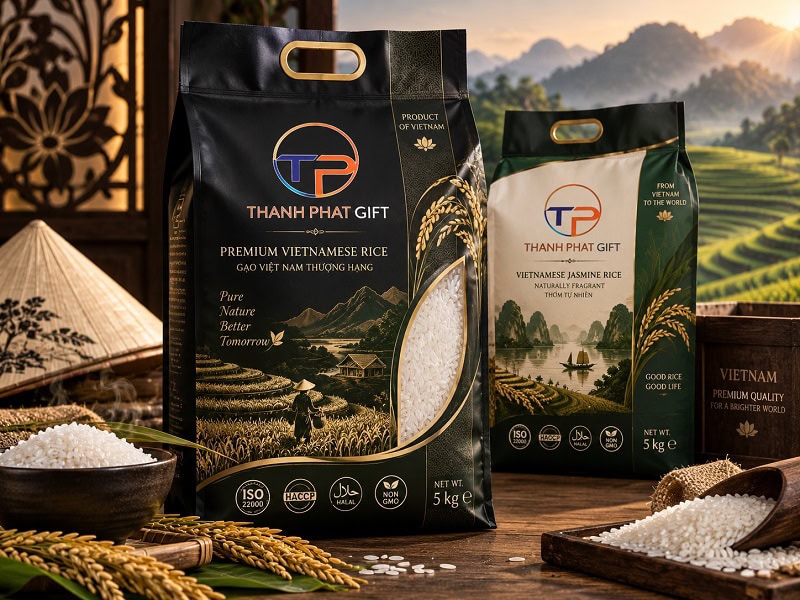 Gợi Ý Mẫu Túi Đựng Gạo Pp In Ấn Độc Đáo, Thu Hút 17 Tui gao xuat khau