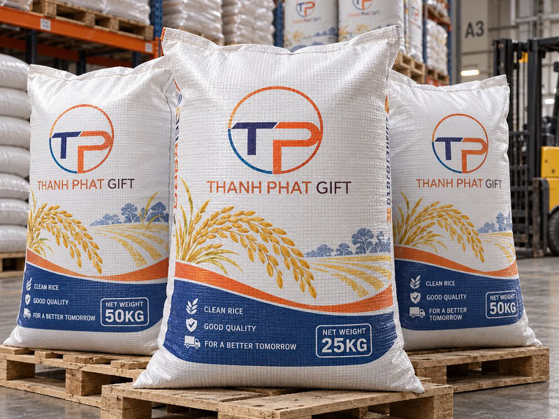 Gợi Ý Mẫu Túi Đựng Gạo Pp In Ấn Độc Đáo, Thu Hút 21 Tui pp det 2