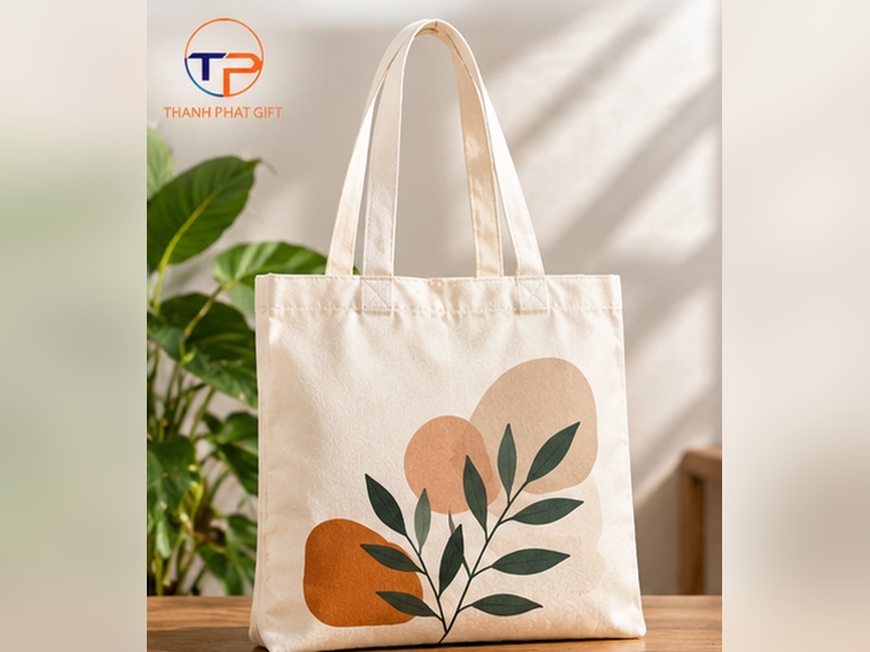 Top 7 Mẫu Túi Vải Tote In Ấn Làm Quà Tặng Đẹp, Ấn Tượng 14 Tui tote canvas dang suong