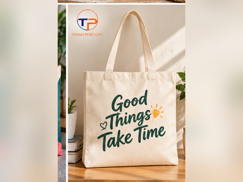 Top 7 Mẫu Túi Vải Tote In Ấn Làm Quà Tặng Đẹp, Ấn Tượng 20 Tui tote in slogan