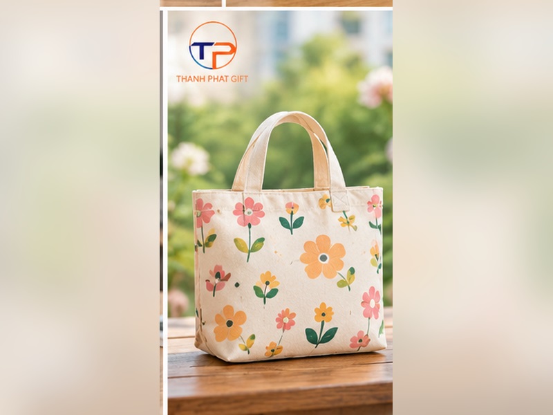 Top 7 Mẫu Túi Vải Tote In Ấn Làm Quà Tặng Đẹp, Ấn Tượng 18 Tui tote mini