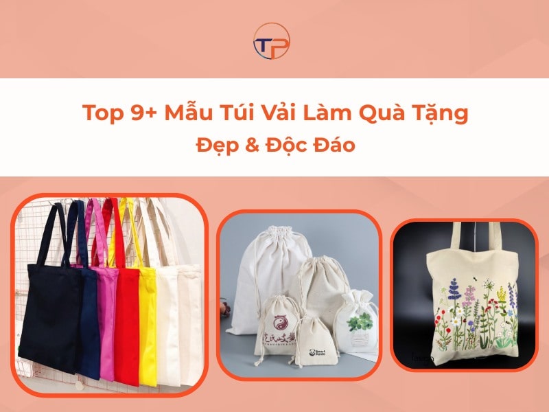 Top 9+ Mẫu Túi Vải Làm Quà Tặng Đẹp, Độc Đáo 14 Túi vải làm quà tặng doanh nghiệp