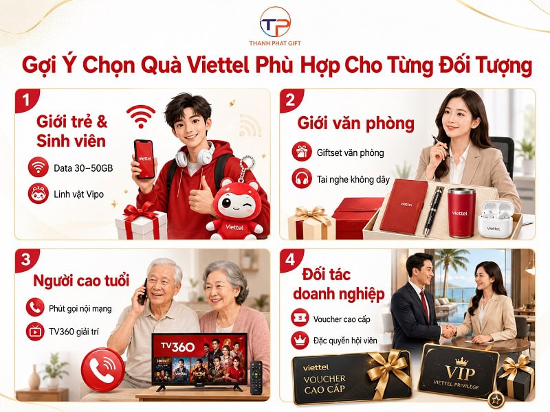 Chon qua viettel cho tung doi tuong