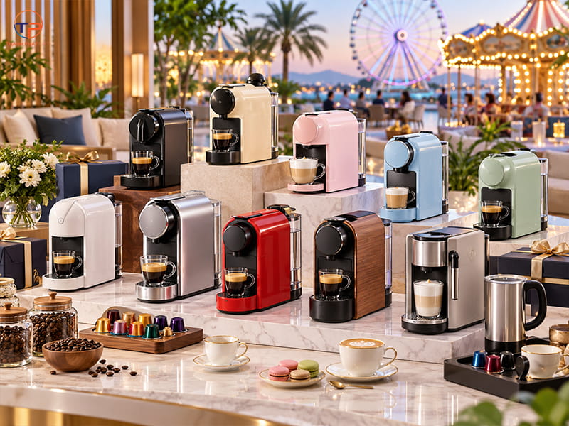 Top 9 Quà Tặng Doanh Nghiệp Ngành Vui Chơi Giải Trí Ý Nghĩa 23 May pha cafe