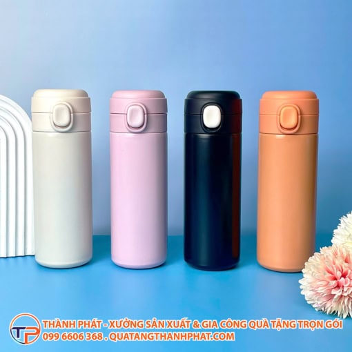 Bình giữ nhiệt inox với nắp bật tiện lợi mod gf6689