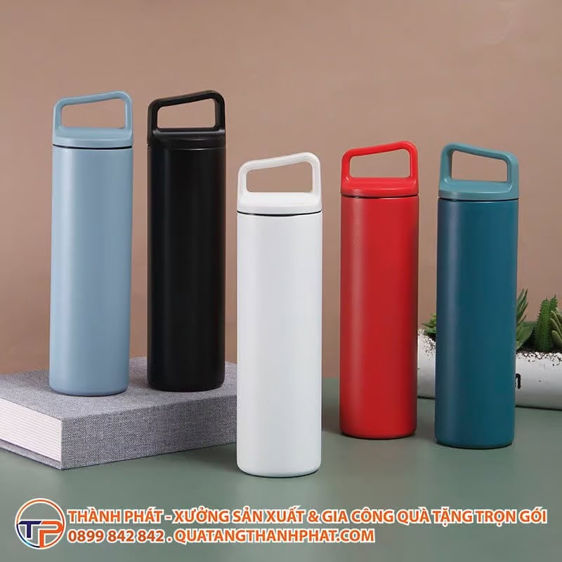 Bình Giữ Nhiệt Quà Tặng 8/3 17 Binh giu nhiet the thao co tay cam cao cap