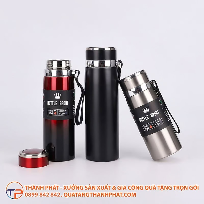 Bình Thuỷ Tinh Bọc Nhựa Với Quai Xách Công Sở Lns6239 25 Binh inox giu nhiet mua he thanh lich