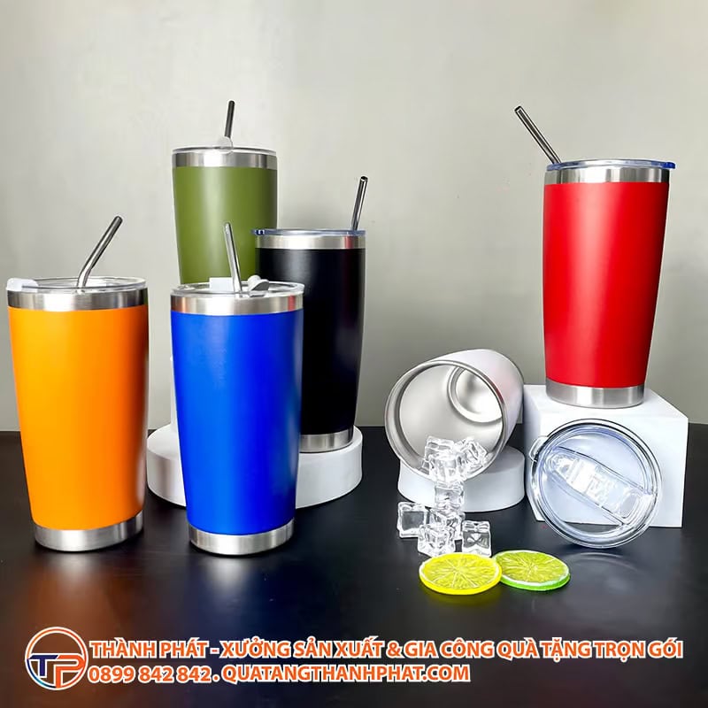 Ly Giữ Nhiệt Inox 304 Với Ống Hút Bgn6205 15 Ly giu nhiet inox 304 voi ong hut sang trong