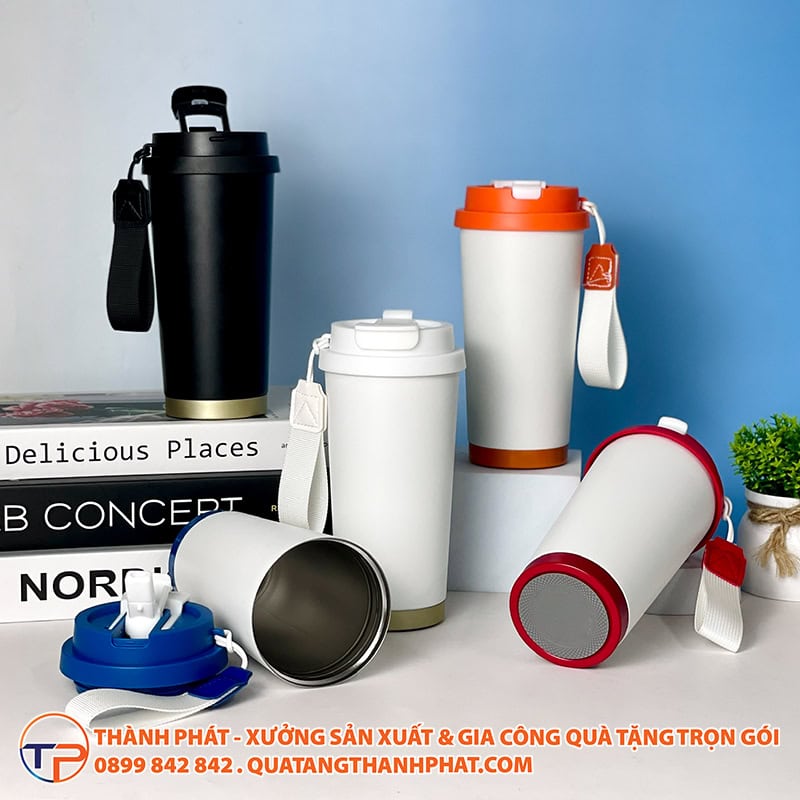 Ly Giữ Nhiệt Inox 316 Gunn Flasks 30 Ly giu nhiet in an logo doanh nghiep