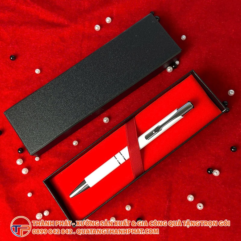 Bút Bi Kim Loại Silver Wave In Logo Ho1982 23 But bi cao cap silver wave qua tang