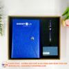 Set qua tang van phong dang cap in logo