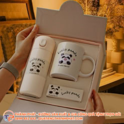 Set Quà Tặng Sinh Nhật Lucky Panda Gs4798 15 Set qua sinh nhat lucky panda in logo