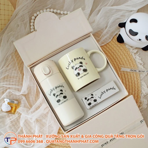 Set qua tang lucky panda chat luong tot