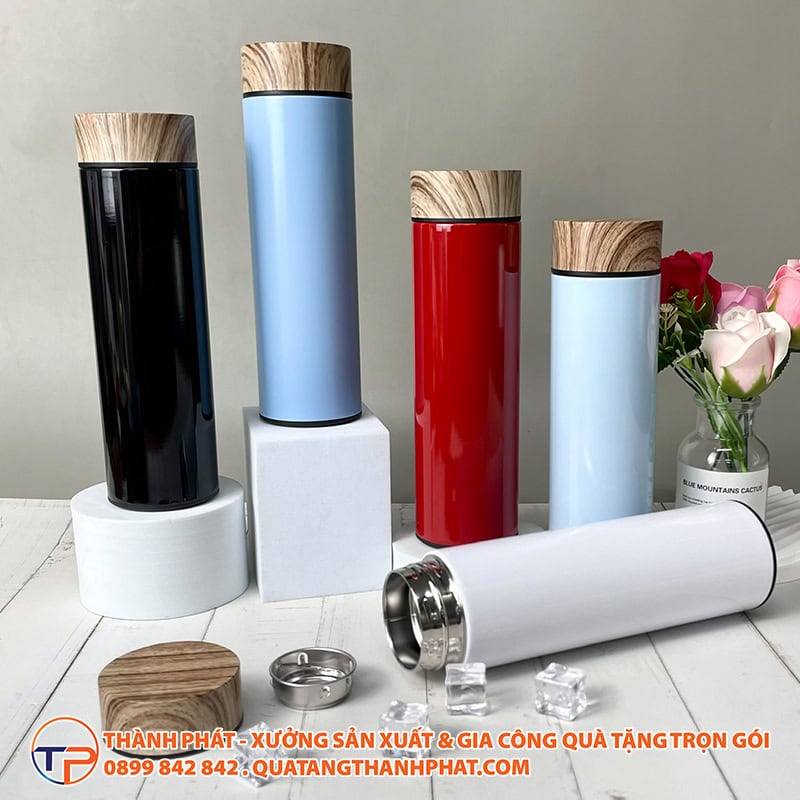 Bình Giữ Nhiệt Warm Wood Nắp Gỗ Gf6886 10 Bình giữ nhiệt warm wood nắp gỗ gf6886 - ảnh 2