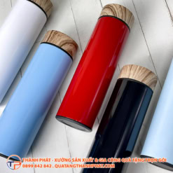 Bình Giữ Nhiệt Warm Wood Nắp Gỗ Gf6886 15 Binh giu nhiet warm wood lam qua tang 1