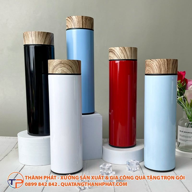 Binh giu nhiet warm wood sang trong