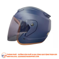 Mũ bảo hiểm 3/4 cao cấp có kính chắn gió Bh09