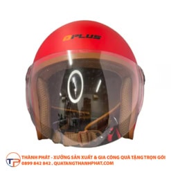 Mũ bảo hiểm 3/4 đầu có kính Bh10