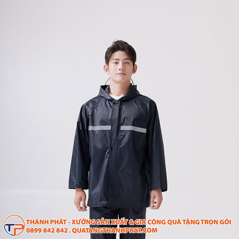 Áo Mưa Bộ Cao Cấp Có In Logo A02 24 Ao mua bo in logo