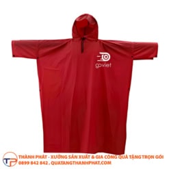 Áo Mưa Cánh Dơi Vải Dù In Logo A04 17 Áo mưa cánh dơi vải dù in logo a04 - ảnh 4