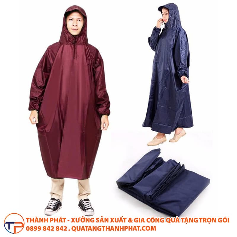 Áo Mưa Bộ Cao Cấp Có In Logo A02 29 Ao mua lien than vai cao cap