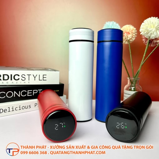Bình giữ nhiệt nắp viền có hiển thị nhiệt độ gf6396 - ảnh 4