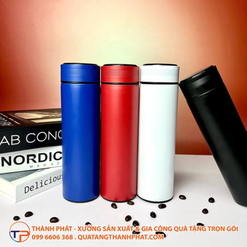 Bình giữ nhiệt nắp viền có hiển thị nhiệt độ gf6396 - ảnh 3